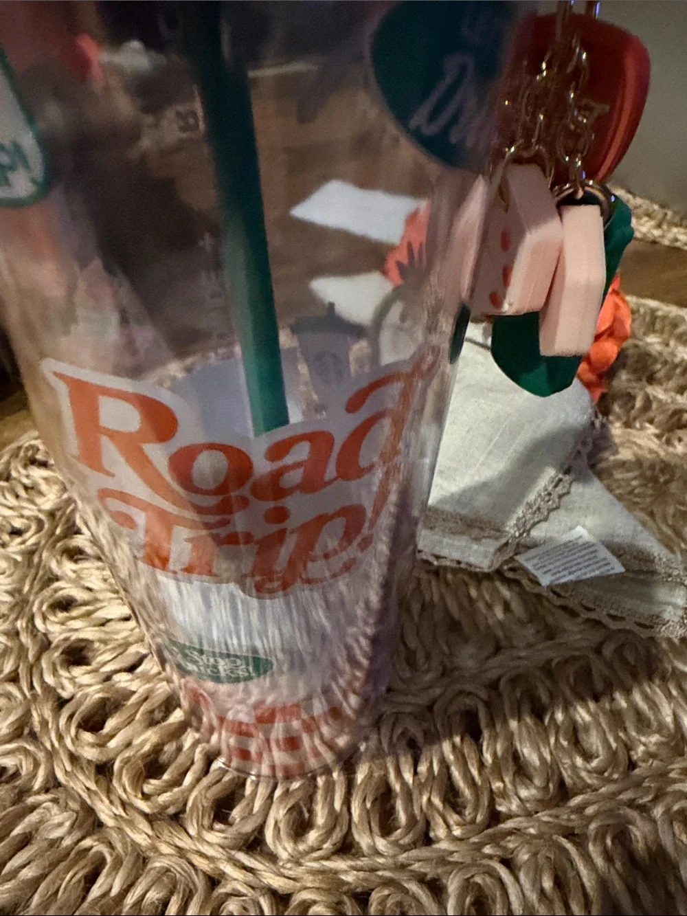 Starbucks clear acrylic
